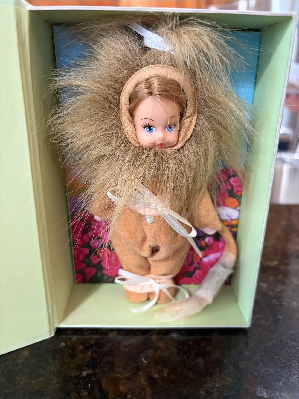 Madame Alexander Doll in Tan Lion Costume with Faux Fur Mane